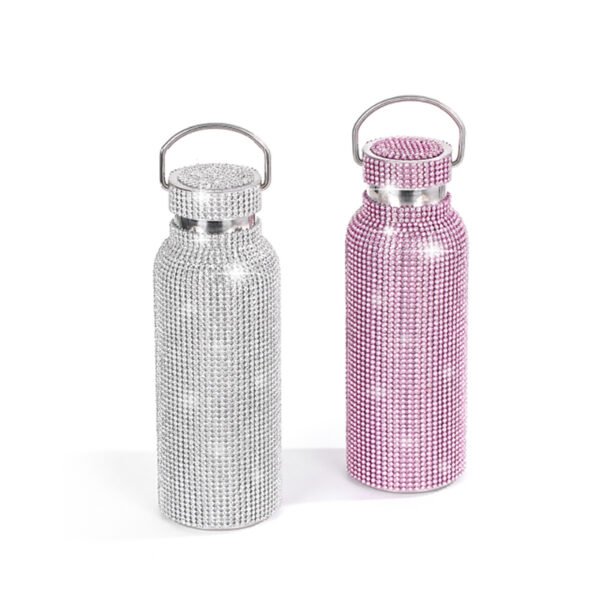 Pink Bedazzled Water Bottle